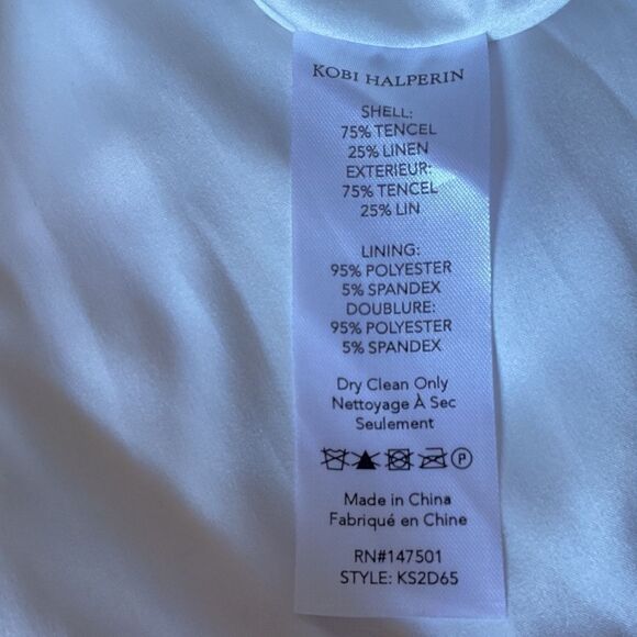 Kobi HALPERIN Jemma Print CORAL MULTI WOMAN Dress SIZE US XL NEW - Picture 12 of 12